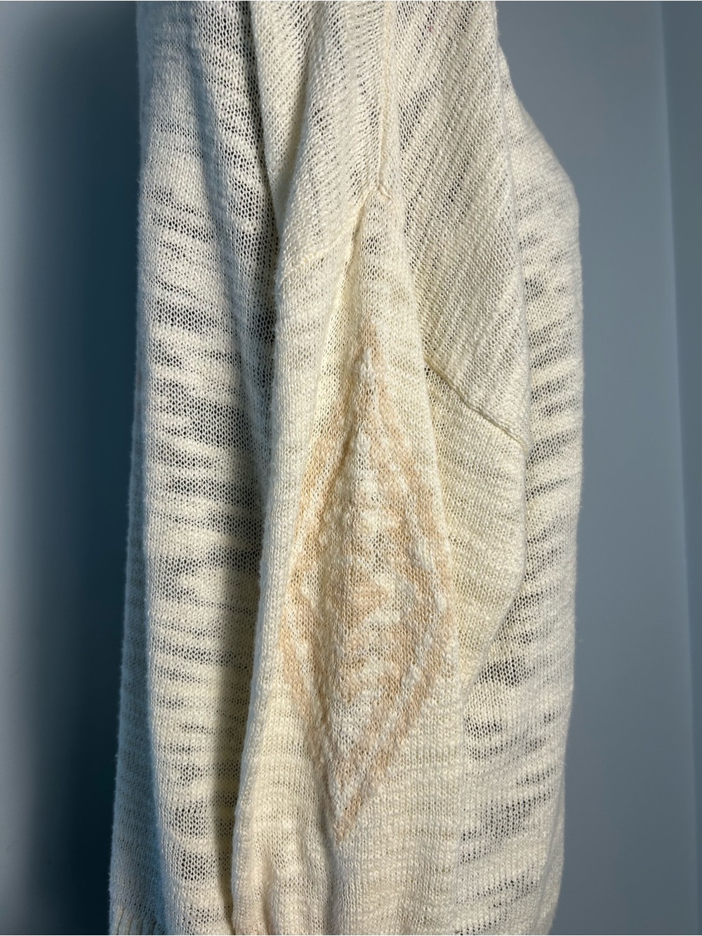 Pendleton Cream V-Neck Button - Picture 4 of 6